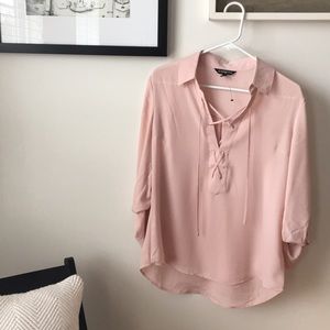 Express Light Pink Dress Shirt